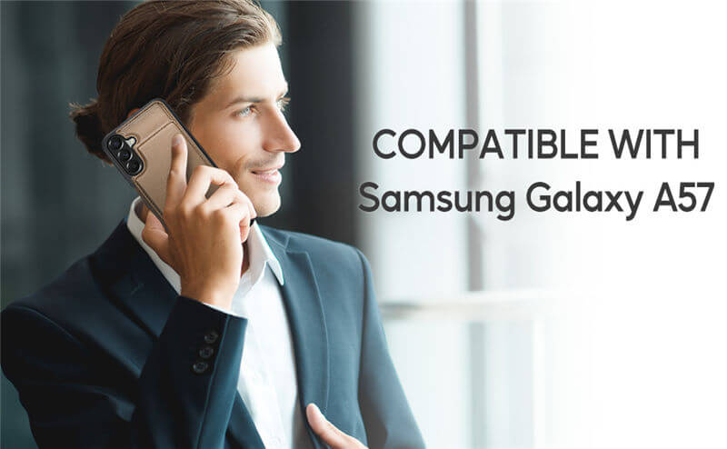 CaseMe Samsung Galaxy A57 RFID Blocking Card Holder Case