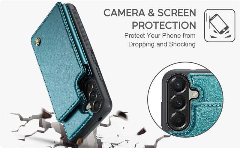 CaseMe Samsung Galaxy A57 RFID Blocking Card Holder Case