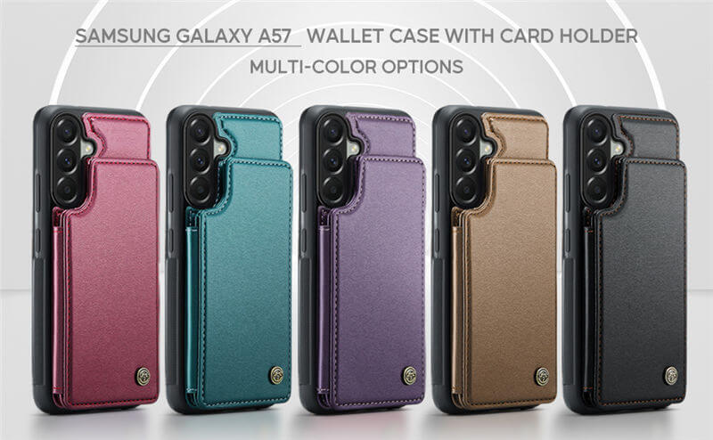 CaseMe Samsung Galaxy A57 RFID Blocking Card Holder Case