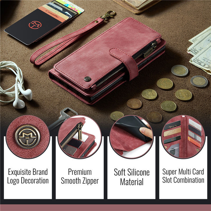 CaseMe Samsung Galaxy A57 Wallet Kickstand Case with Wrist Strap - Image 10