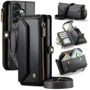 CaseMe Samsung Galaxy A57 Crossbody RFID Blocking Wallet Case