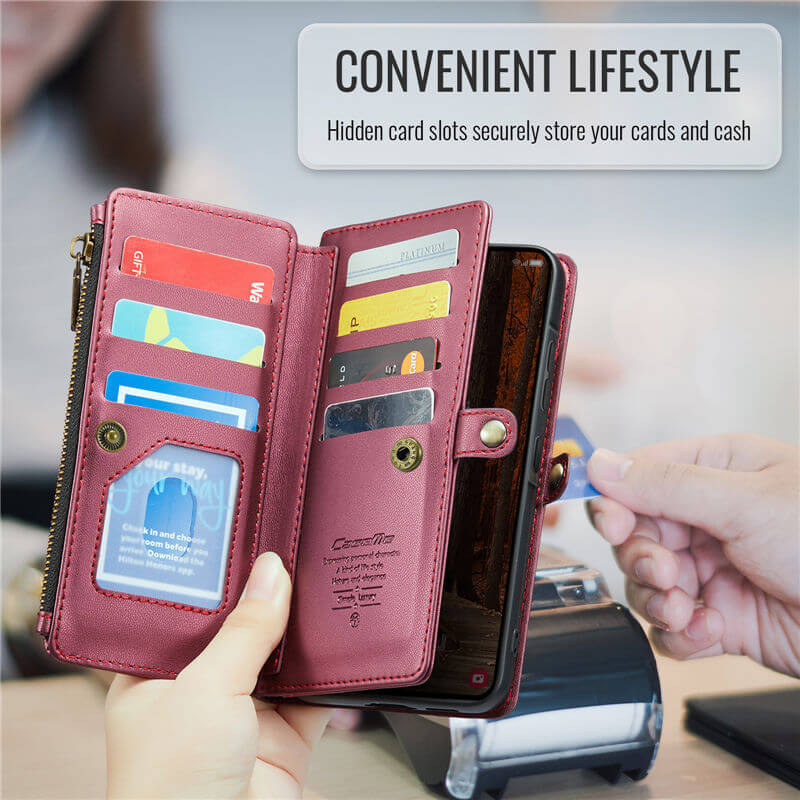 CaseMe Samsung Galaxy A57 Crossbody RFID Blocking Wallet Case - Image 6