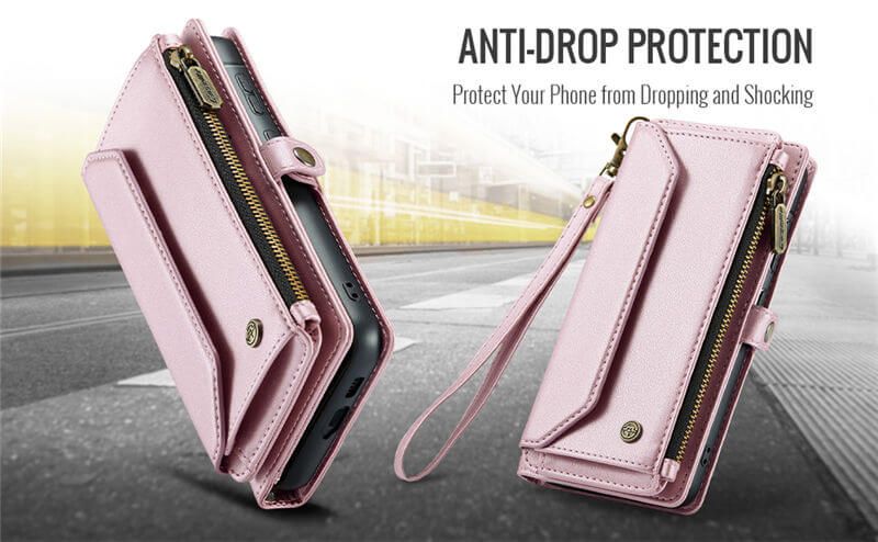 CaseMe Samsung Galaxy A57 Crossbody RFID Blocking Wallet Case