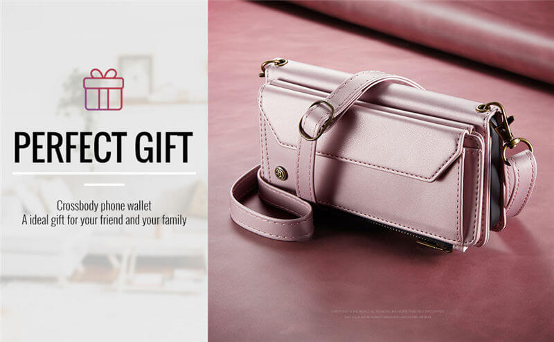 CaseMe Samsung Galaxy A57 Crossbody RFID Blocking Wallet Case