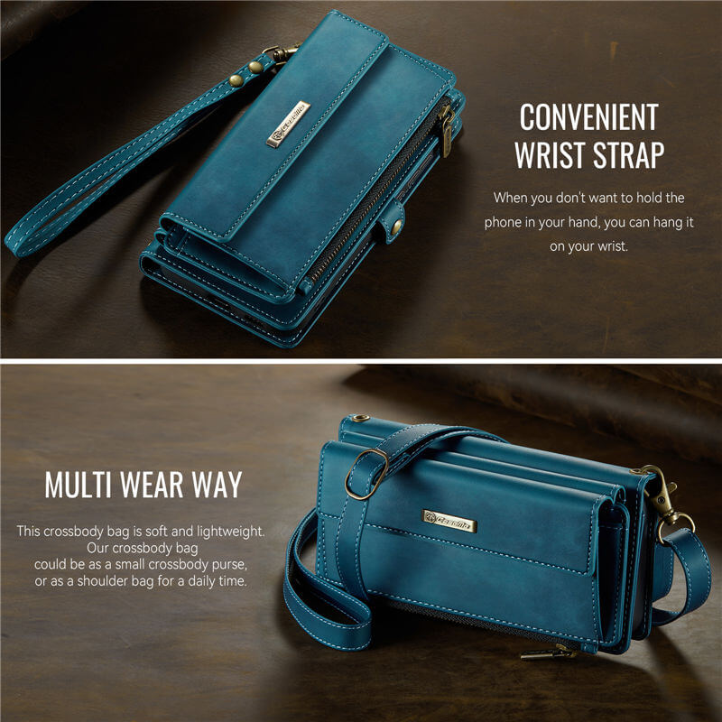 CaseMe Samsung Galaxy A57 Wallet Case with RFID Blocking & Crossbody Strap - Image 12