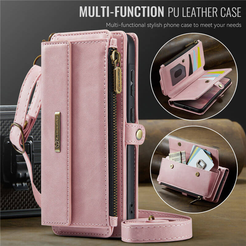 CaseMe Samsung Galaxy A57 Wallet Case with RFID Blocking & Crossbody Strap - Image 14