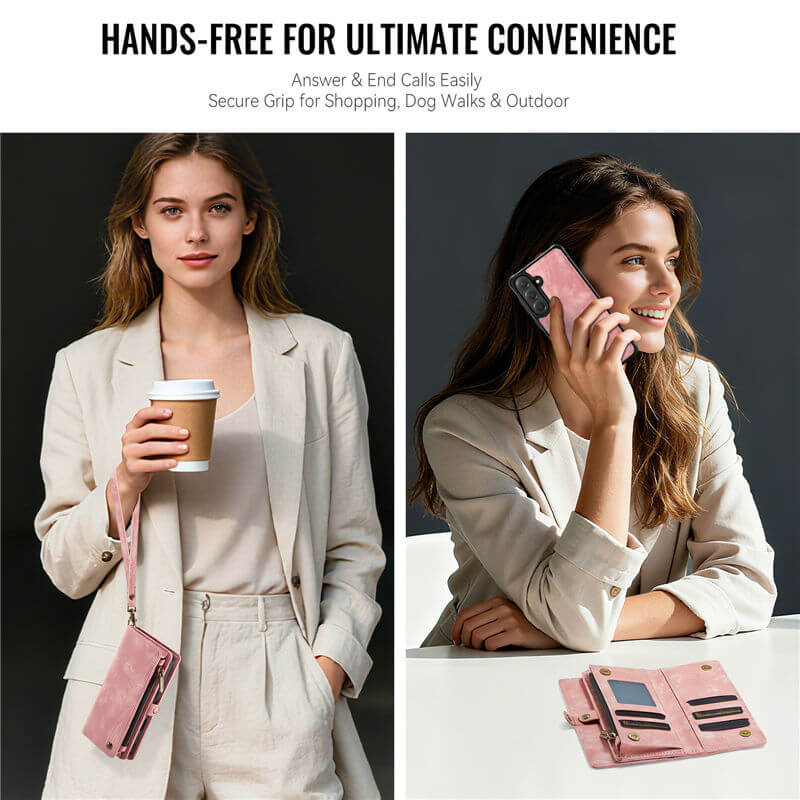 CaseMe Samsung Galaxy S26 Plus 2-in-1 Magnetic RFID Wallet Case