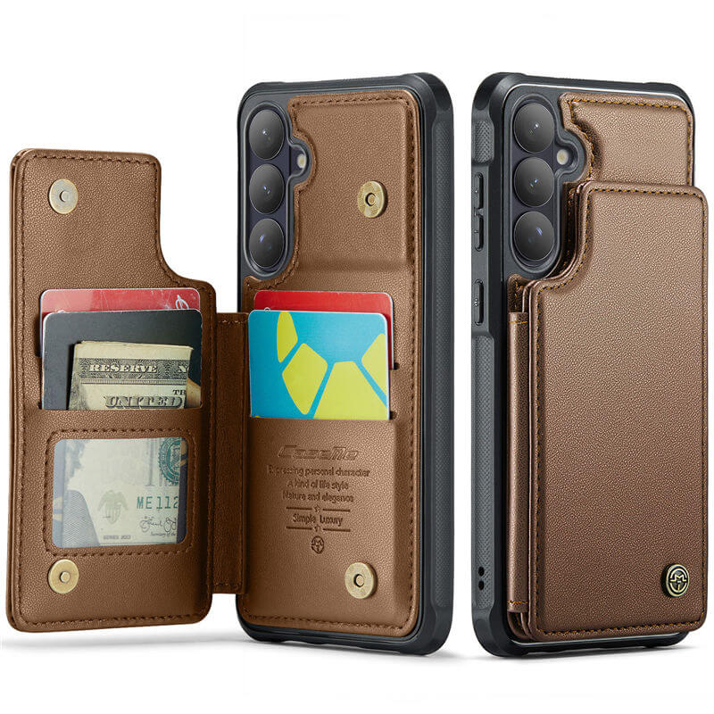CaseMe Samsung Galaxy S26 Plus RFID Blocking Card Holder Kickstand Case - Image 12