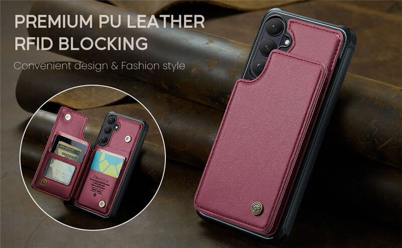 CaseMe Samsung Galaxy S26 Plus RFID Blocking Card Holder Case