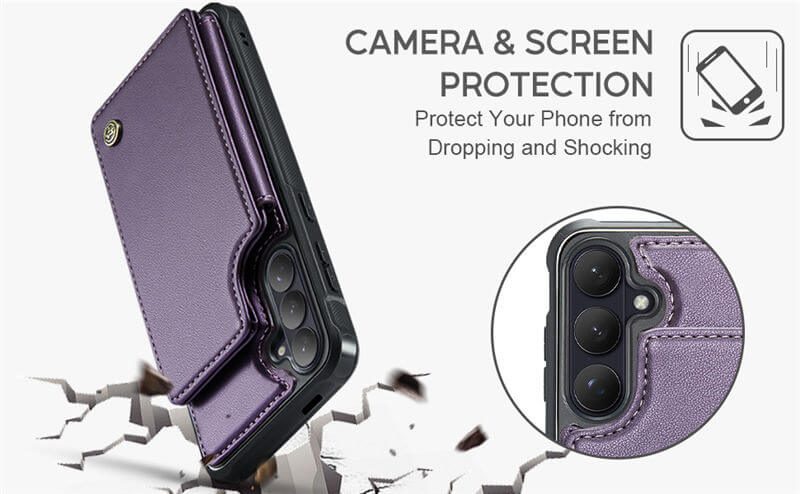 CaseMe Samsung Galaxy S26 Plus RFID Blocking Card Holder Case