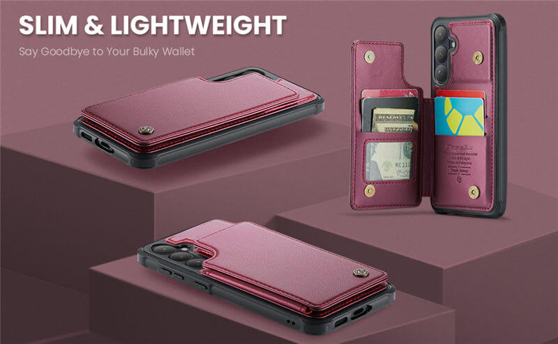 CaseMe Samsung Galaxy S26 Plus RFID Blocking Card Holder Case