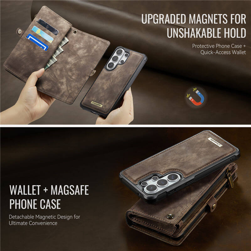 CaseMe Samsung Galaxy S26 Ultra 2-in-1 Magnetic RFID Wallet Case