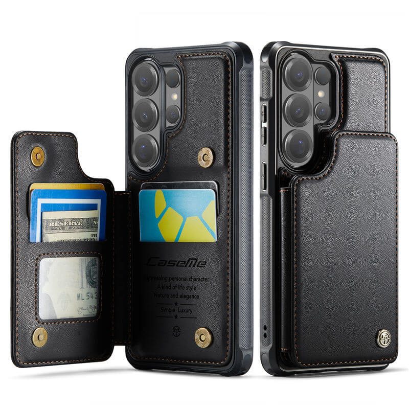 CaseMe Samsung Galaxy S26 Ultra RFID Blocking Card Holder Kickstand Case - Image 12