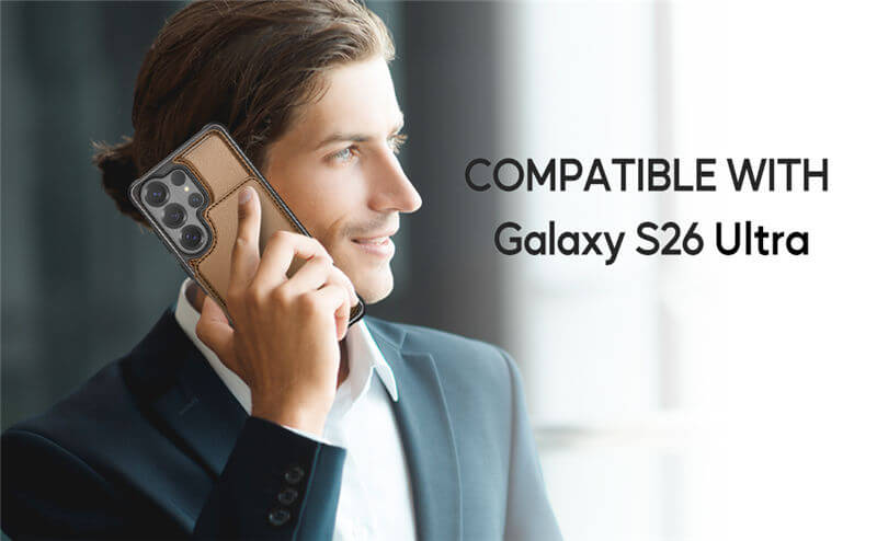 CaseMe Samsung Galaxy S26 Ultra RFID Blocking Card Holder Case