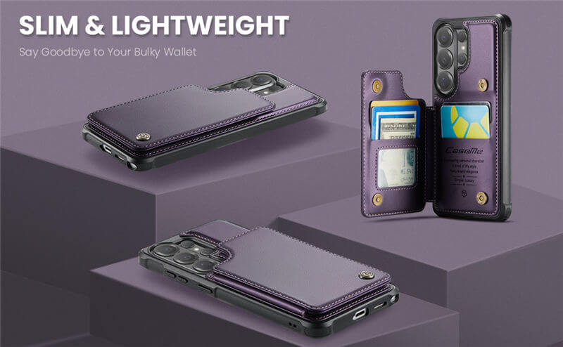CaseMe Samsung Galaxy S26 Ultra RFID Blocking Card Holder Case