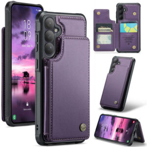 CaseMe Samsung Galaxy S26 RFID Blocking Card Holder Kickstand Case
