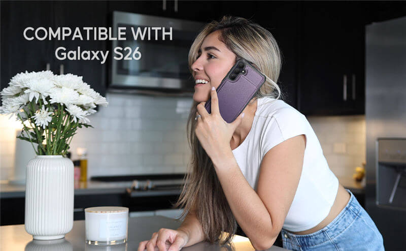 CaseMe Samsung Galaxy S26 RFID Blocking Card Holder Case