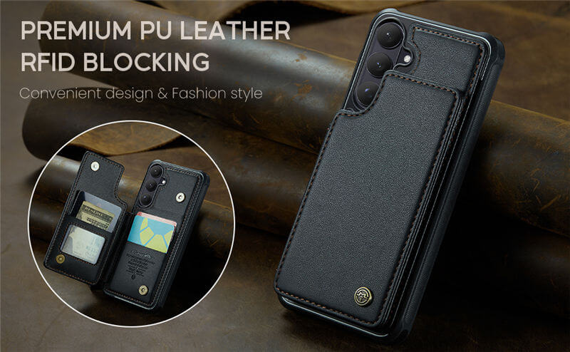 CaseMe Samsung Galaxy S26 RFID Blocking Card Holder Case