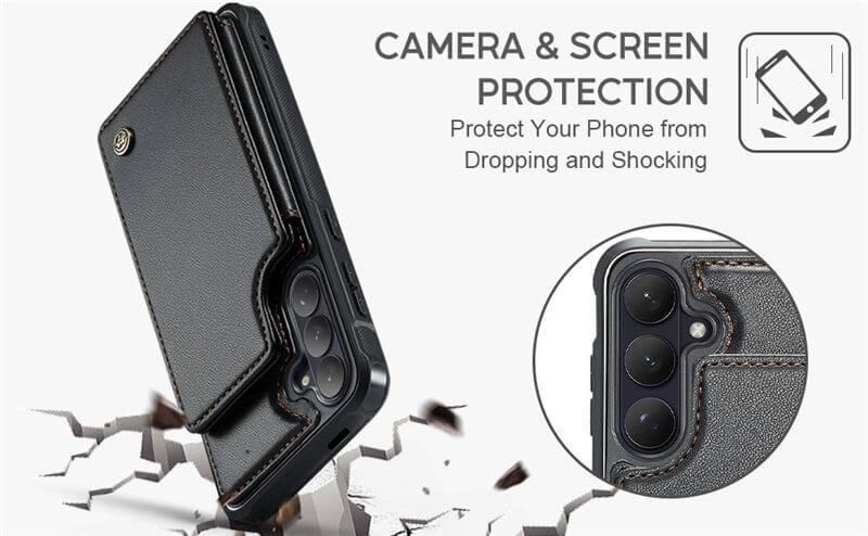 CaseMe Samsung Galaxy S26 RFID Blocking Card Holder Case