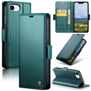 CaseMe iPhone 17e Wallet RFID Blocking Magnetic Buckle Case