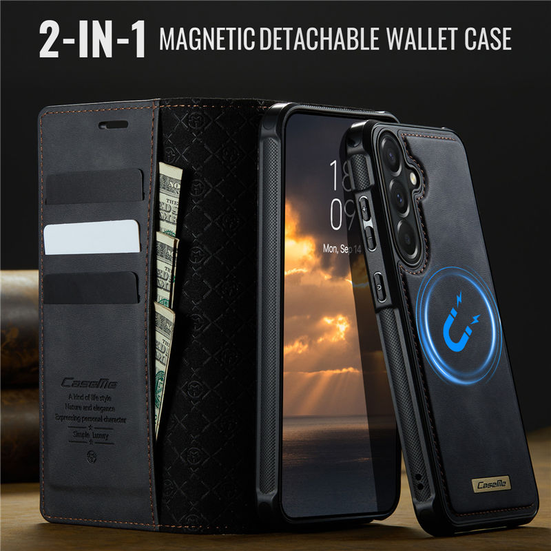 CaseMe Samsung Galaxy A57 2-in-1 Magnetic Wallet Case with RFID Blocking - Image 9