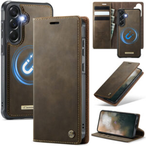 CaseMe Samsung Galaxy A57 2-in-1 Magnetic Wallet Case with RFID Blocking