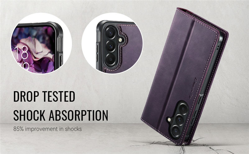 CaseMe Samsung Galaxy A57 2-in-1 Magnetic Wallet Case