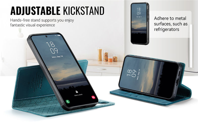 CaseMe Samsung Galaxy A57 2-in-1 Magnetic Wallet Case