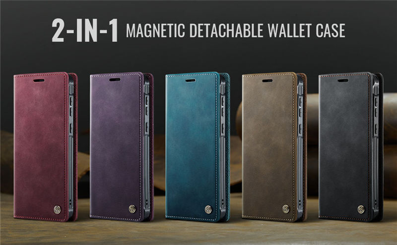 CaseMe Samsung Galaxy A57 2-in-1 Magnetic Wallet Case