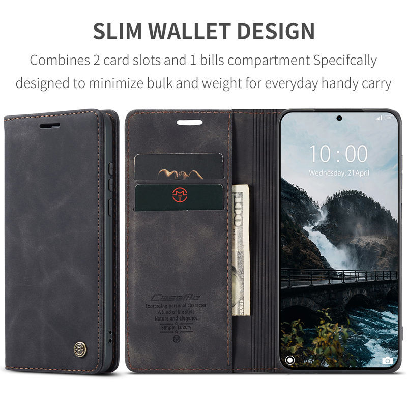CaseMe Xiaomi 17 Ultra Wallet Suede Leather Case - Image 4