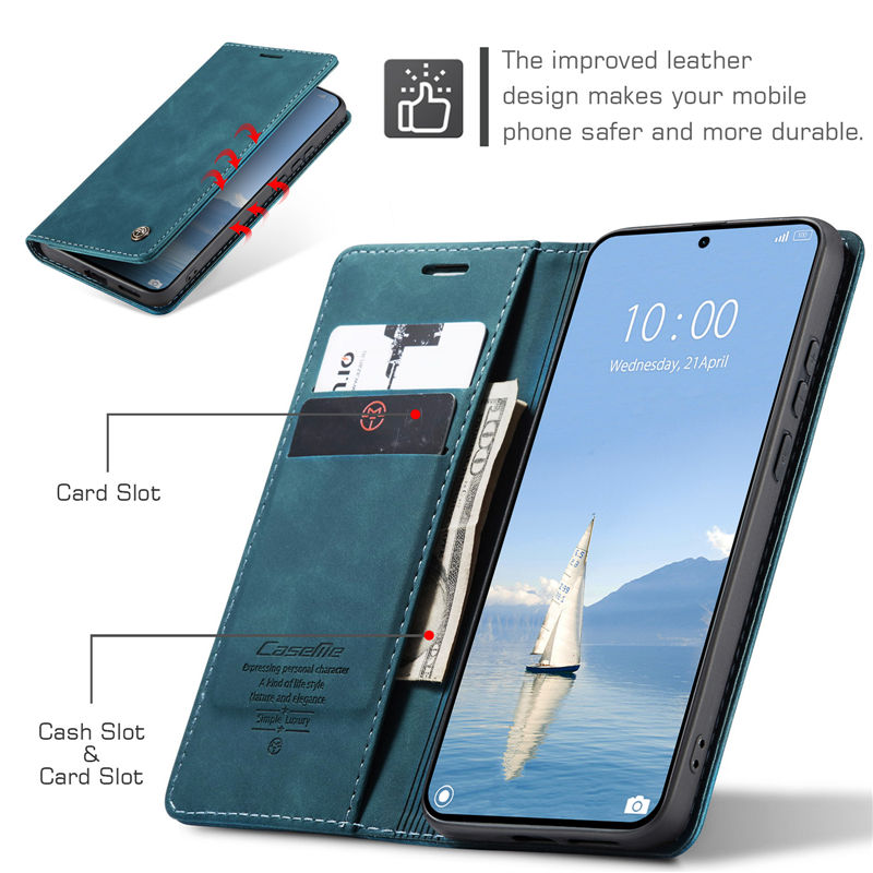 CaseMe Xiaomi 17 Ultra Wallet Suede Leather Case - Image 5