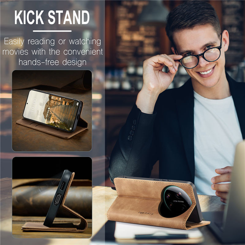 CaseMe Xiaomi 17 Ultra Wallet Suede Leather Case - Image 6