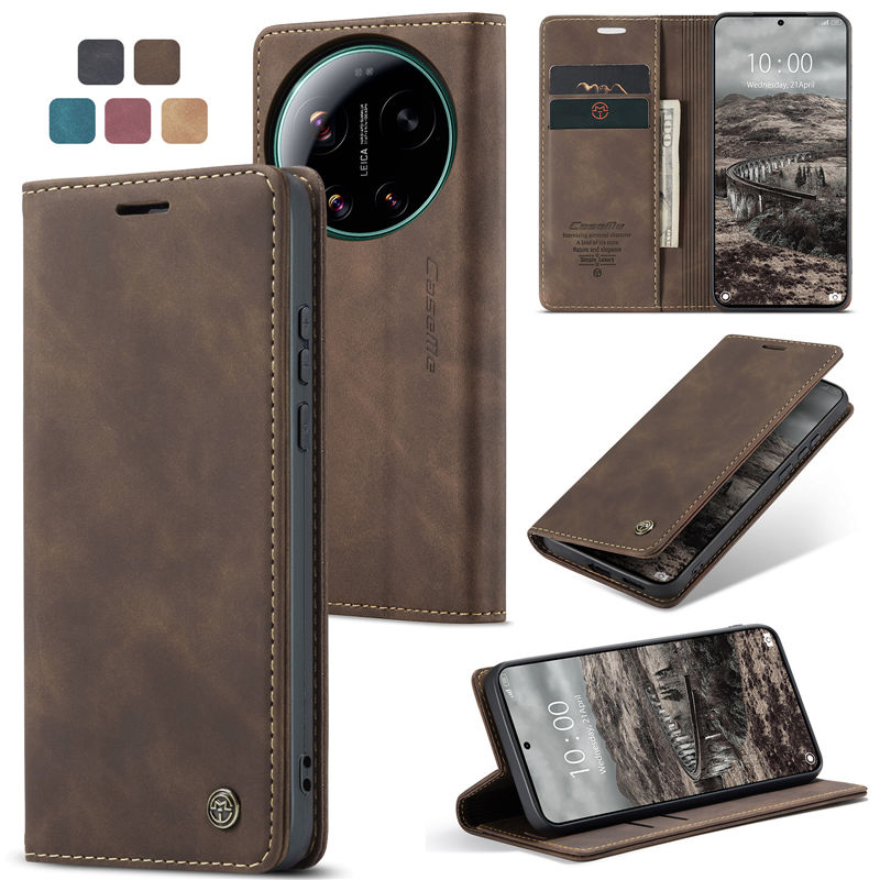 CaseMe Xiaomi 17 Ultra Wallet Suede Leather Case