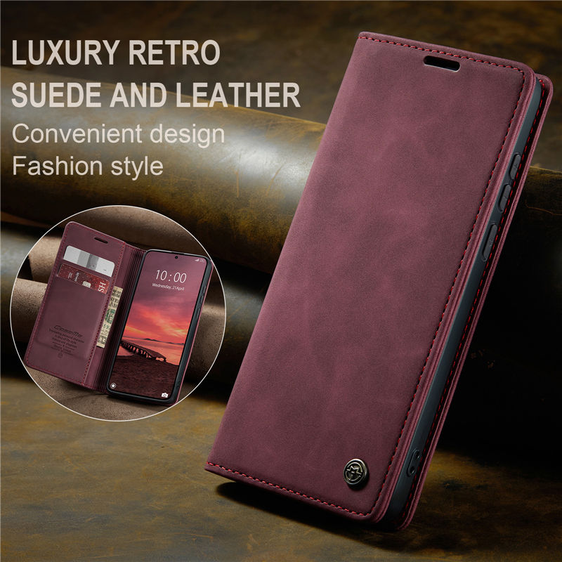CaseMe Xiaomi 17 Ultra Wallet Suede Leather Case - Image 3