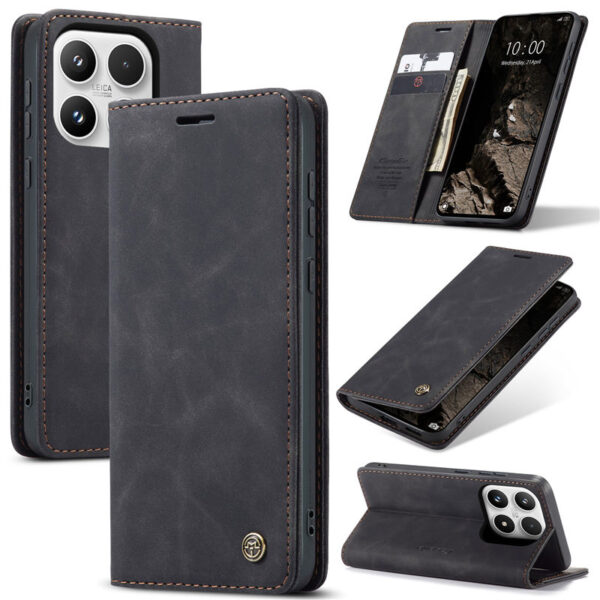 CaseMe Xiaomi 17 Wallet Suede Leather Case