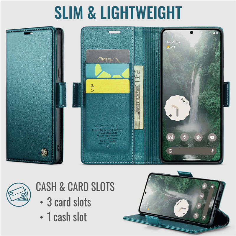 CaseMe Google Pixel 11/Pixel 11 Pro RFID Wallet Case