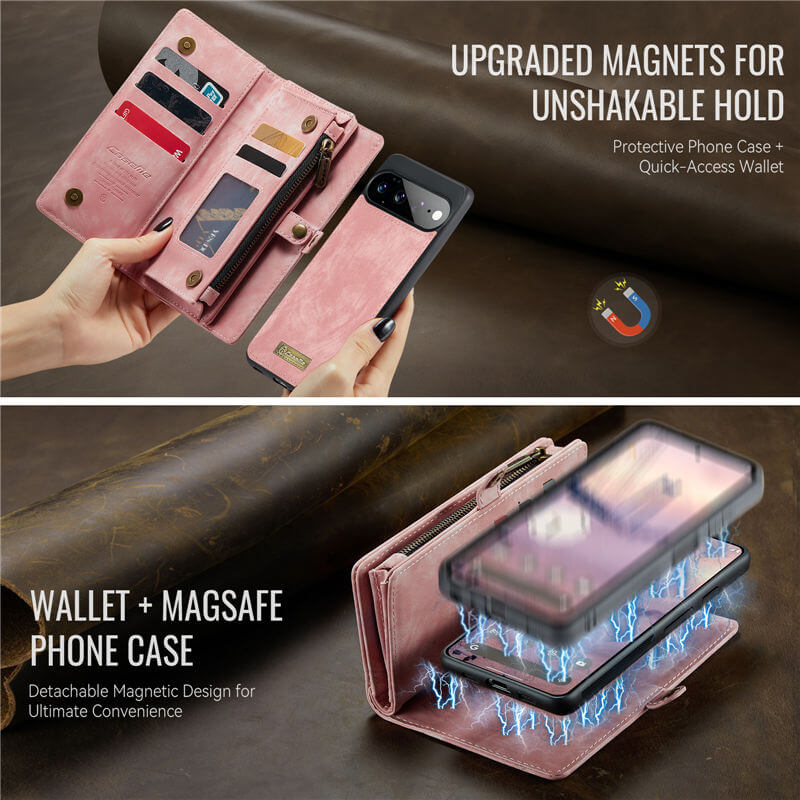 CaseMe Google Pixel 11 Pro XL 2-in-1 Magnetic Wallet Case