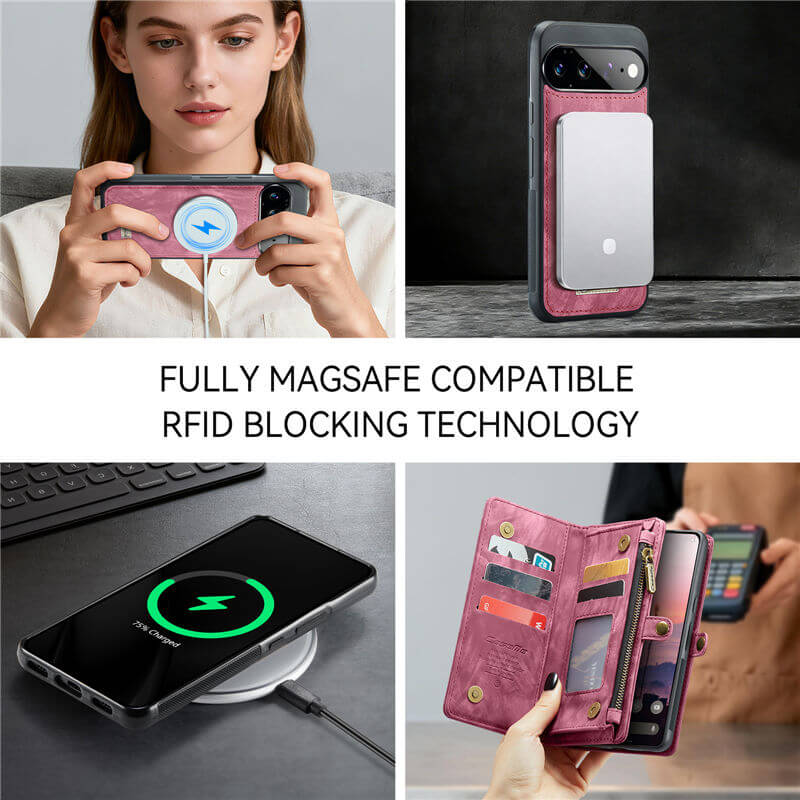 CaseMe Google Pixel 11 Pro XL 2-in-1 Magnetic Wallet Case