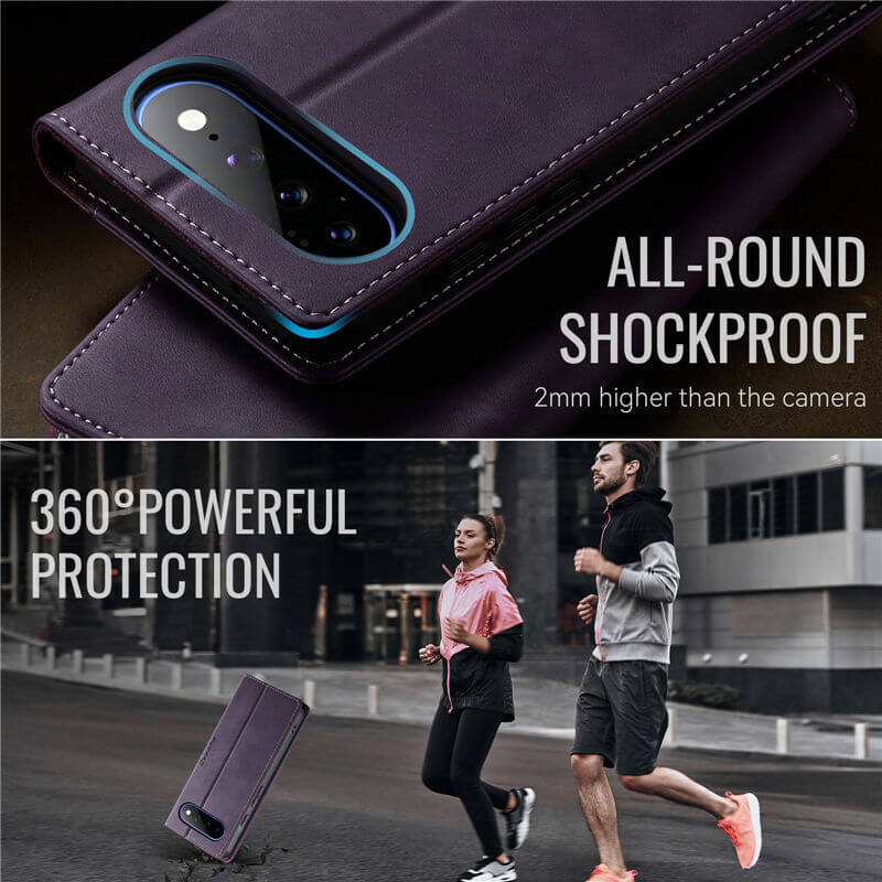 CaseMe Google Pixel 11 Pro XL Magnetic Wallet Case with RFID Blocking
