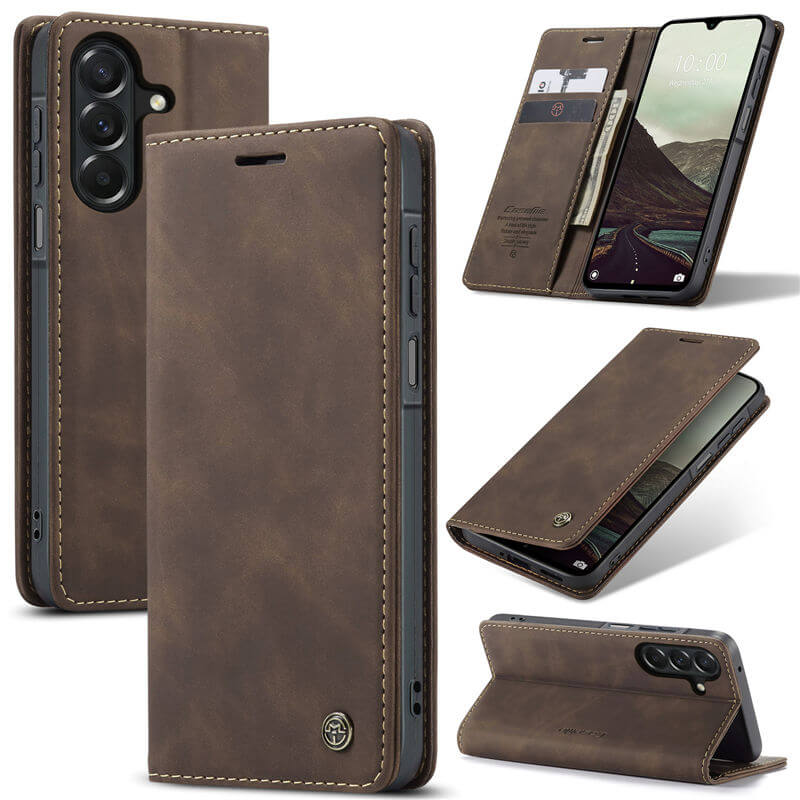 CaseMe Samsung Galaxy A27 Wallet Suede Leather Case