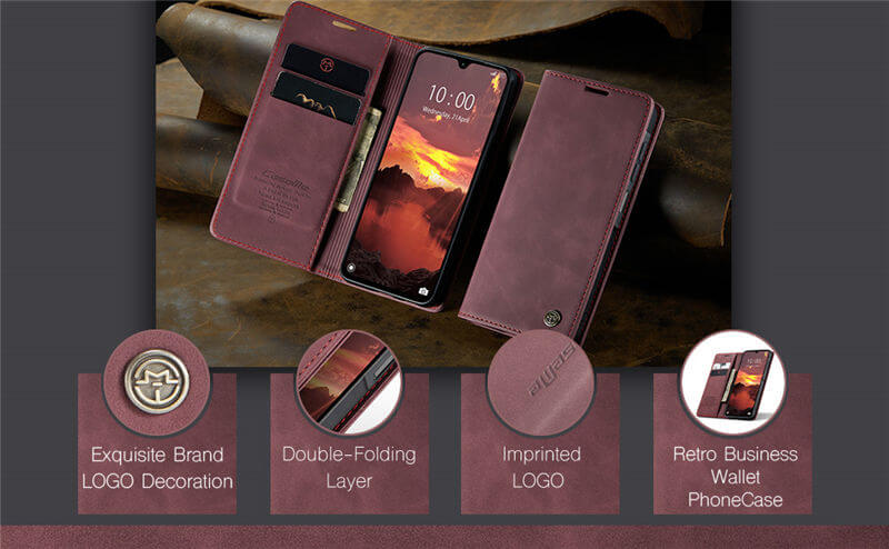 CaseMe Samsung Galaxy A27 Wallet Suede Leather Case