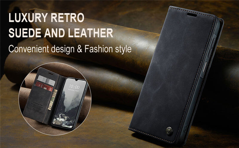 CaseMe Samsung Galaxy A27 Wallet Suede Leather Case