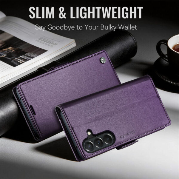 Alternative view of CaseMe Samsung Galaxy A27 Wallet RFID Blocking Magnetic Buckle Case