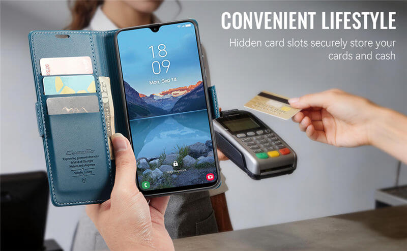 CaseMe Samsung Galaxy A27 Wallet RFID Blocking Case