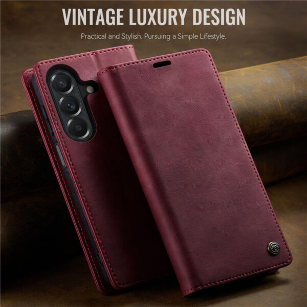 Alternative view of CaseMe Samsung Galaxy A27 Magnetic Wallet Case with RFID Blocking