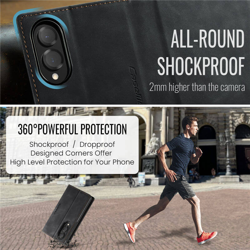 CaseMe Samsung Galaxy Z Fold8 Wallet Case with Magnetic Closure & Kickstand - Image 10