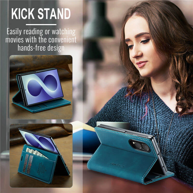 CaseMe Samsung Galaxy Z Fold8 Wallet Case with Magnetic Closure & Kickstand - Image 6