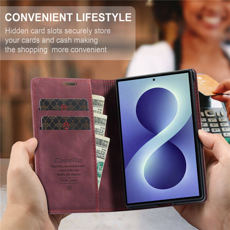 CaseMe Samsung Galaxy Z Fold8 Wallet Case with Magnetic Closure & Kickstand - Image 9