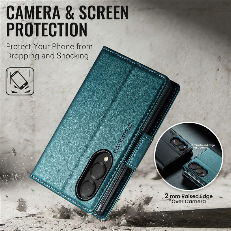CaseMe Samsung Galaxy Z Fold8 RFID Wallet Case with Magnetic Buckle & Wireless Charging - Image 10