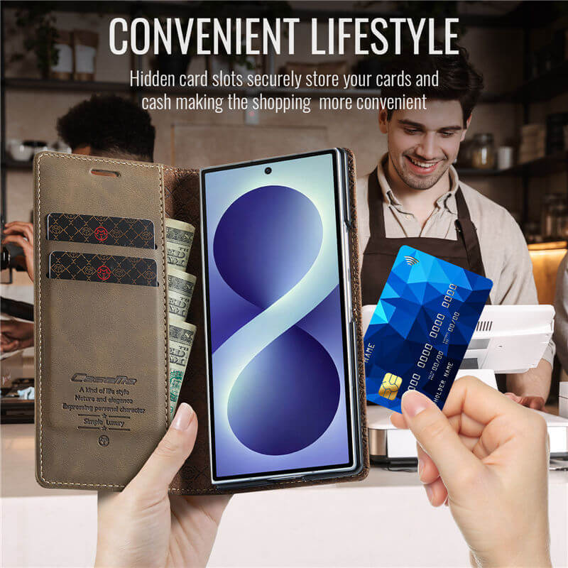 CaseMe Samsung Galaxy Z Fold8 Ultra Magnetic Wallet Case with RFID Blocking - Image 5